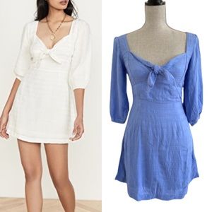 L*SPACE Savannah Dress Blue NWT S
